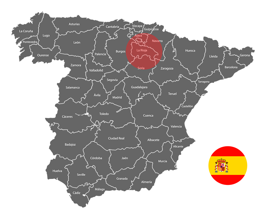 Mapa de rioja